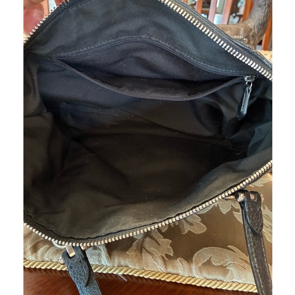 Coach Prairie Satchel Black Pebbled Leather Handbag 79997 Silver Hardware - Picture 6 of 9